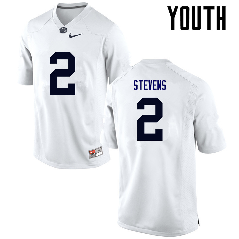 Youth Penn State Nittany Lions #2 Tommy Stevens College Football Jerseys-White